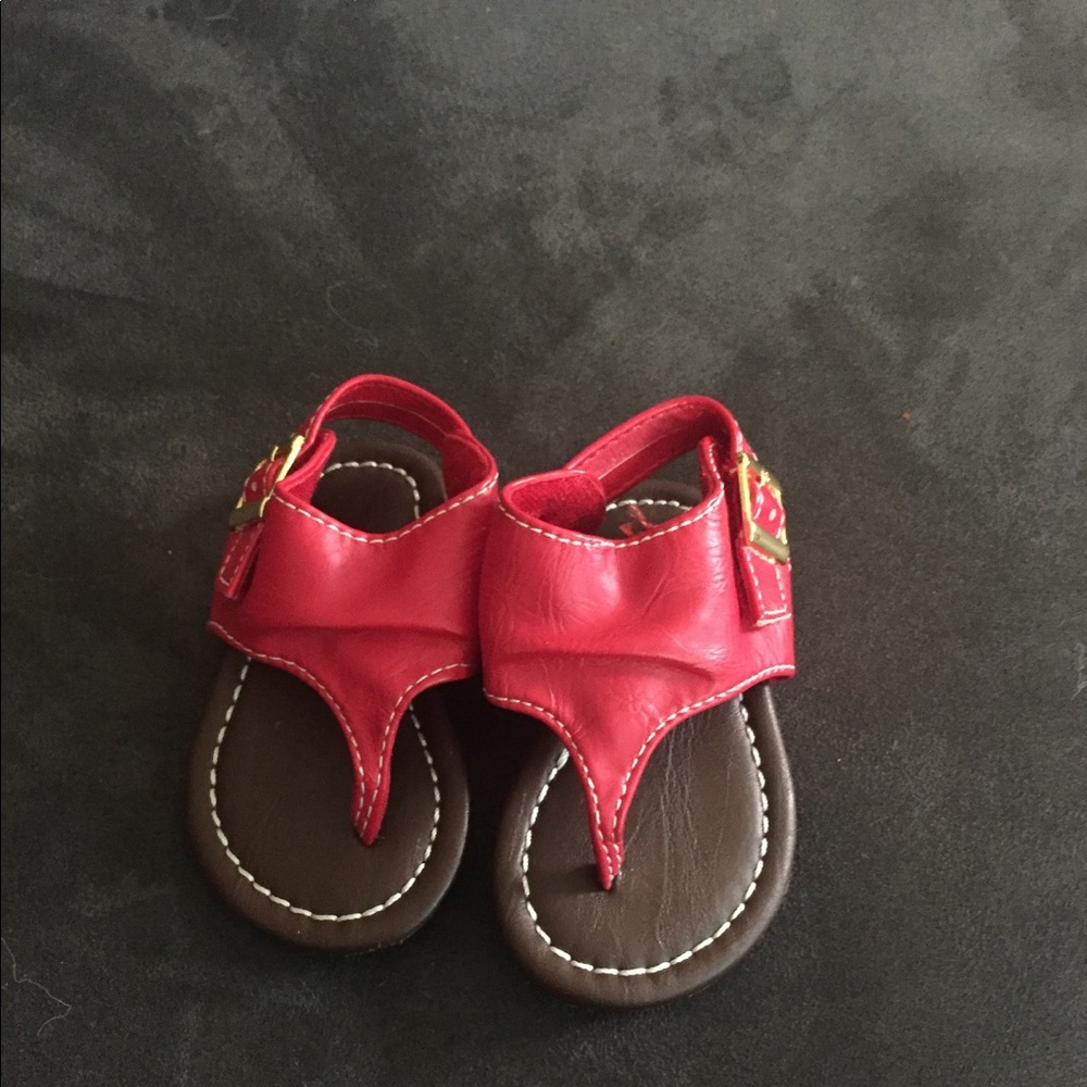 New baby girl sandals.